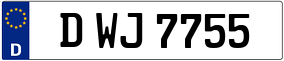 Truck License Plate